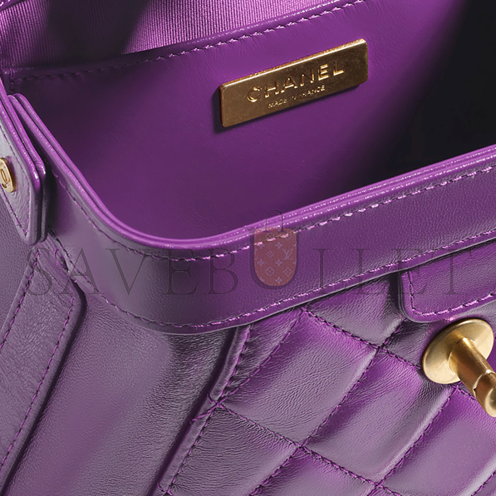 Ch*el master Ch*el mini bag with top handle (18*12*7cm)